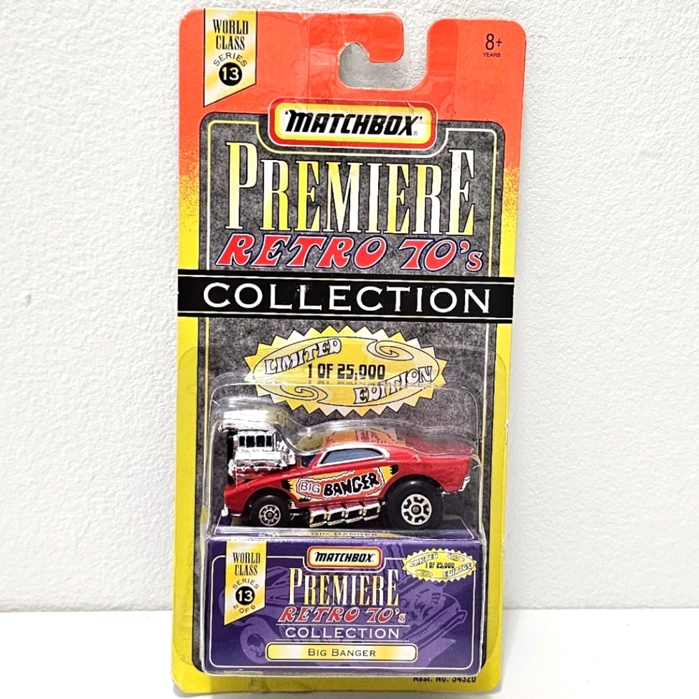 MATCHBOX Premiere Retro 70's Collection Big Banger Car Model